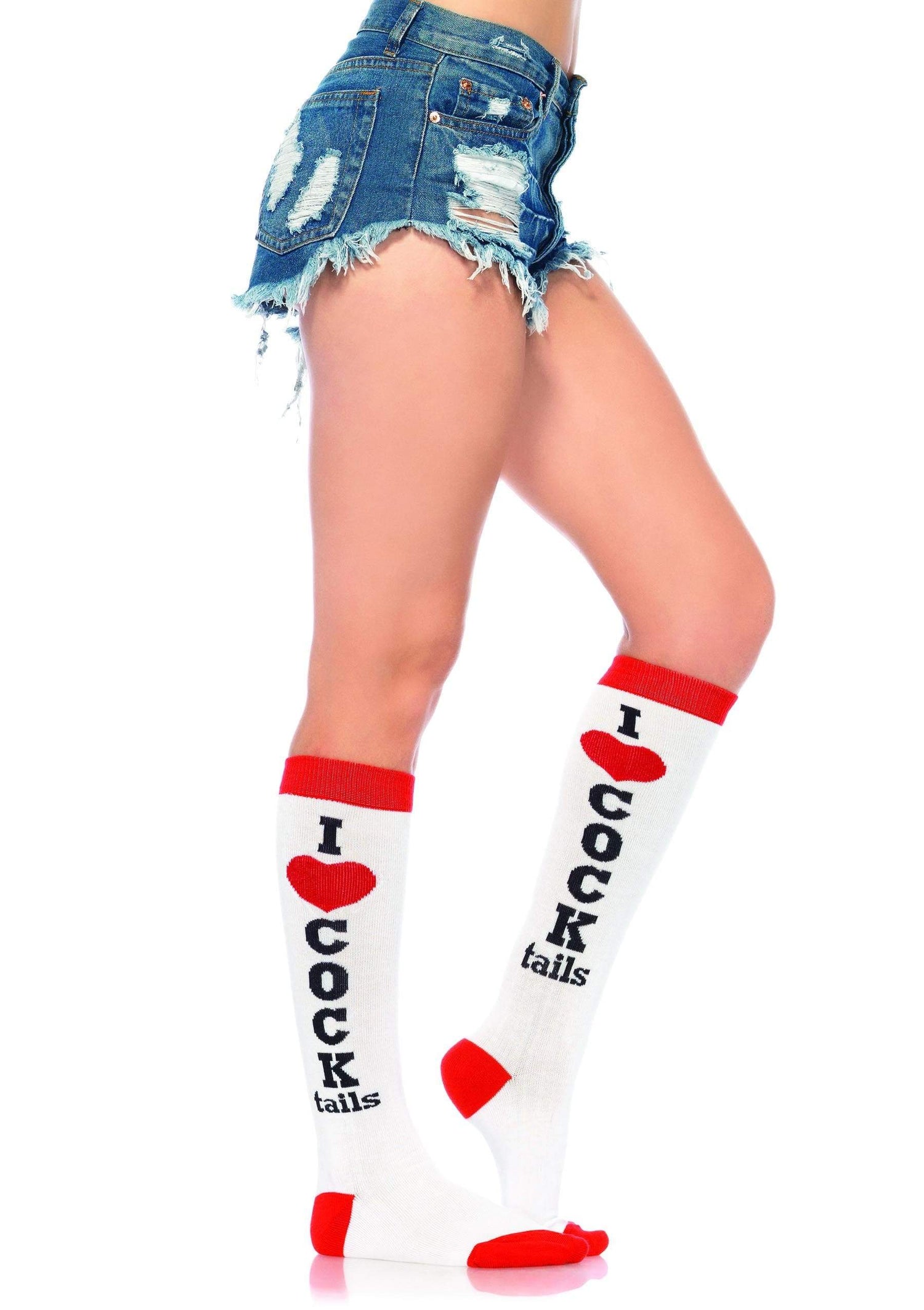 Cocktails Knee High Socks - One Size Default Title