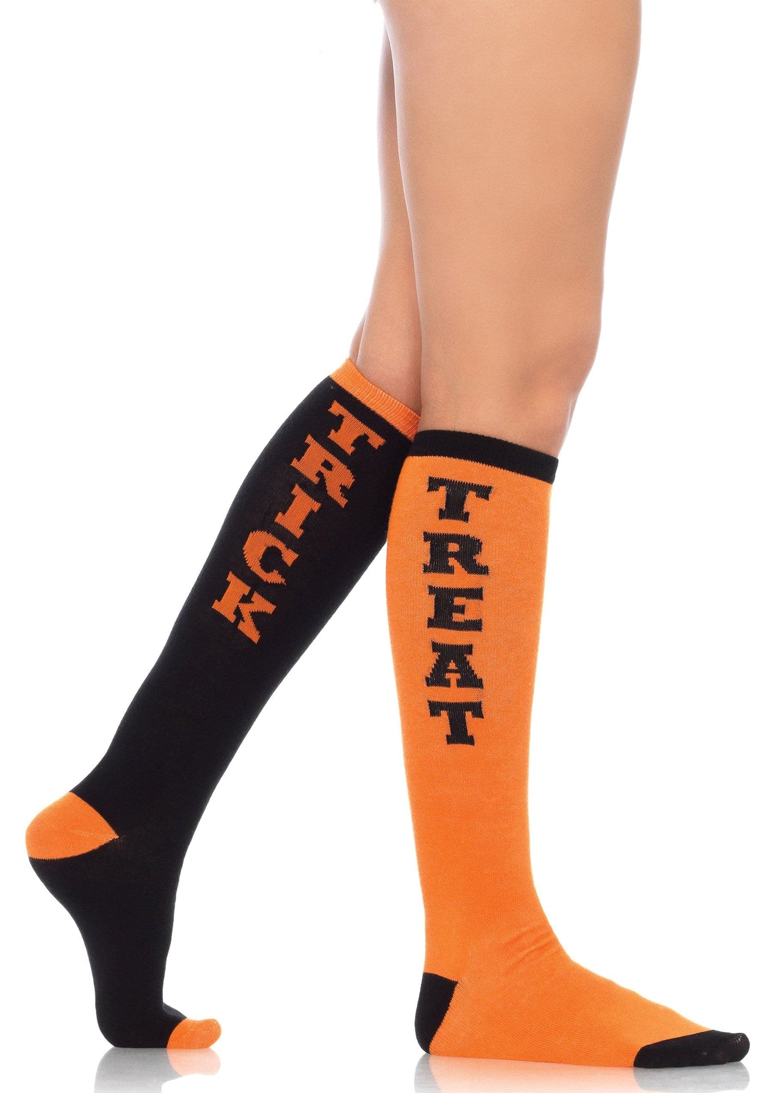 Trick or Treat Acrylic Knee Socks - One Size Default Title