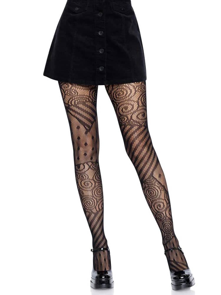 Doll Net Tights - One Size - Black Default Title