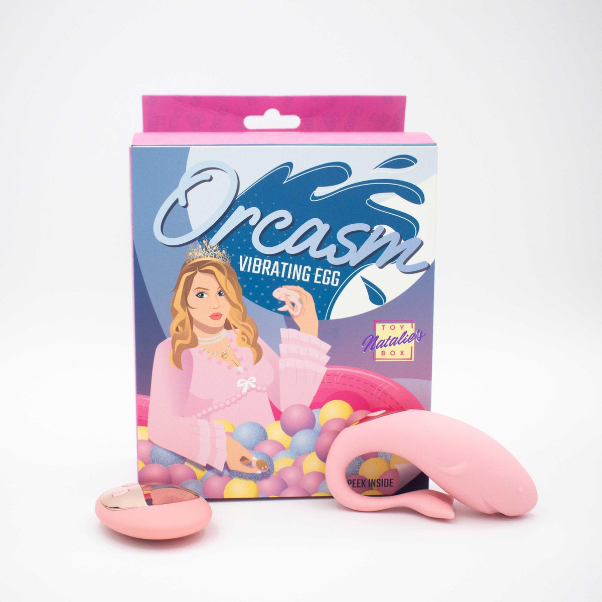 orcasm remote controlled wearable egg vibrator pink