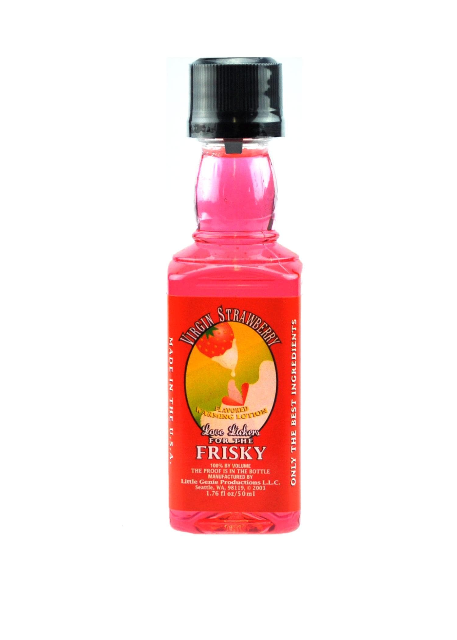 Love Lickers Massage Oil - Virgin Strawberry - 1.76 Fl. Oz. Default Title