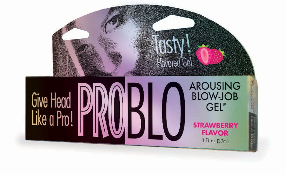 problo arousing blow job gel strawberry 1 5 fl oz 44ml