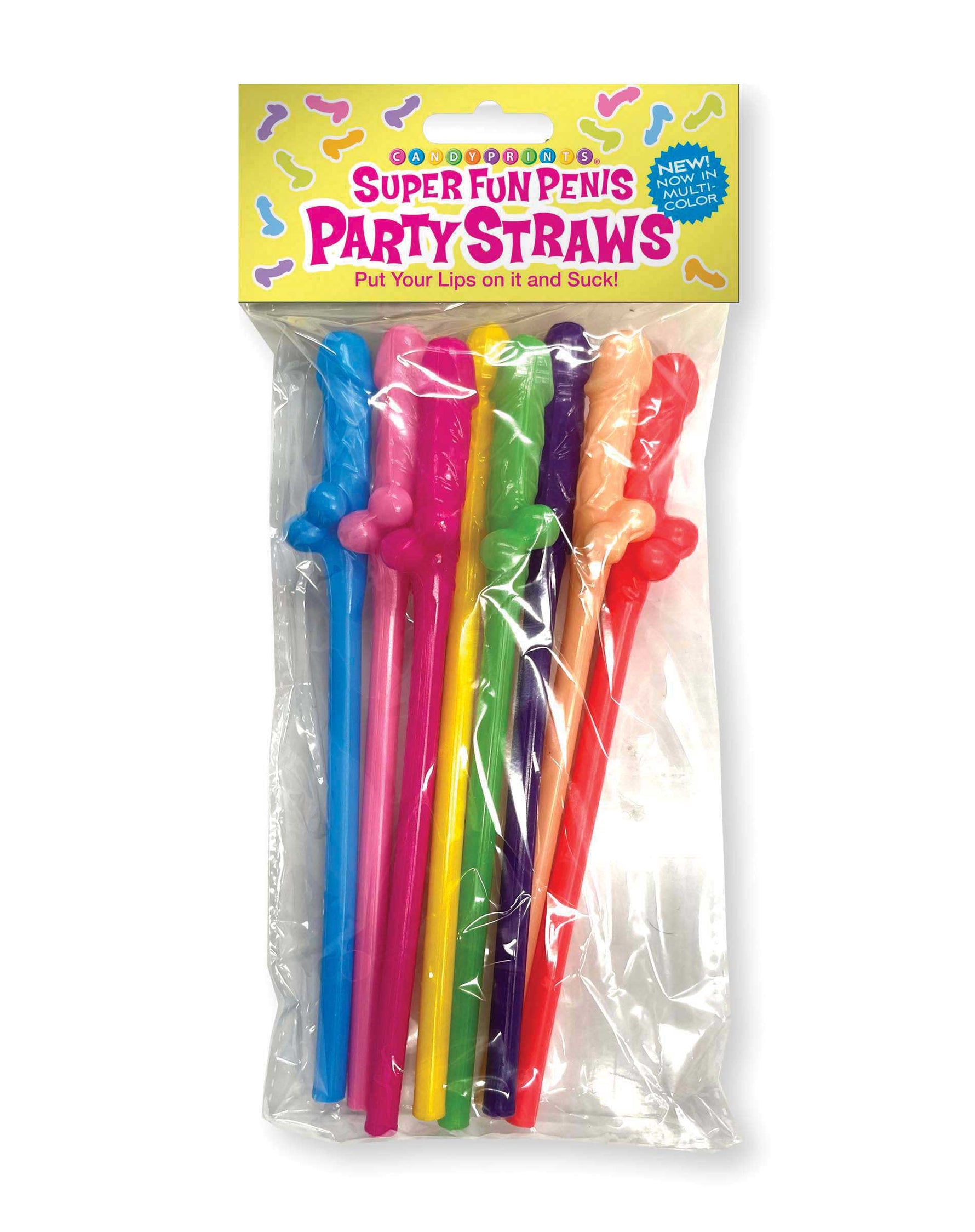 Super Fun Penis Straws - Multicolor Default Title