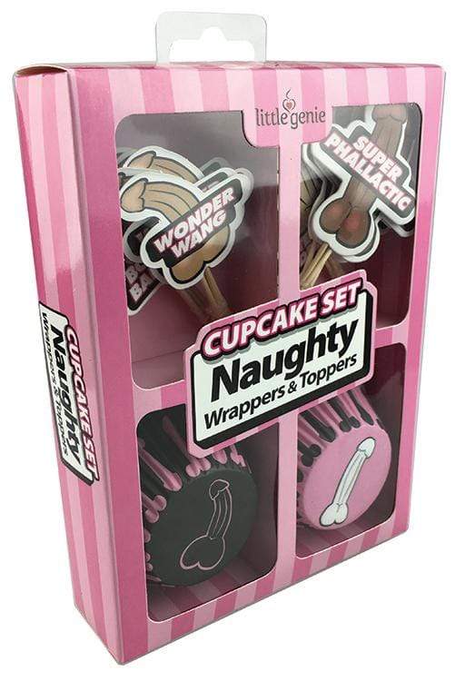 cupcake set naughty wrappers toppers