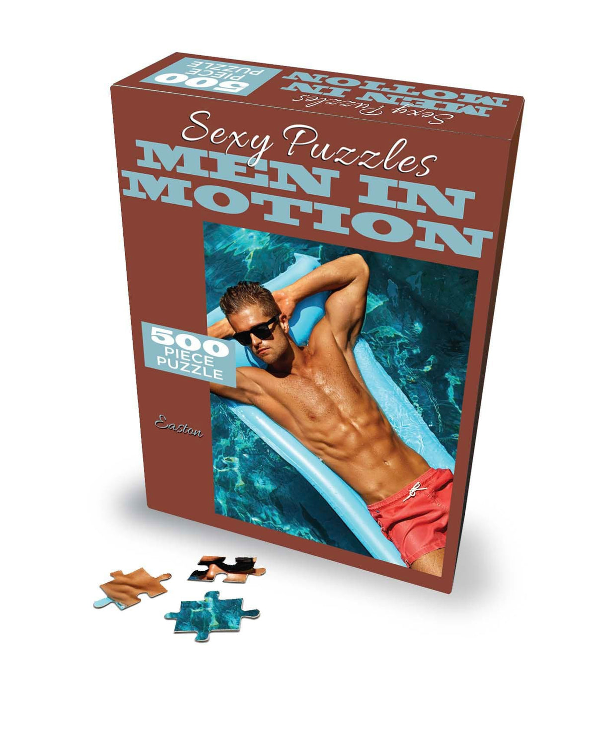 sexy puzzles men in bed easton