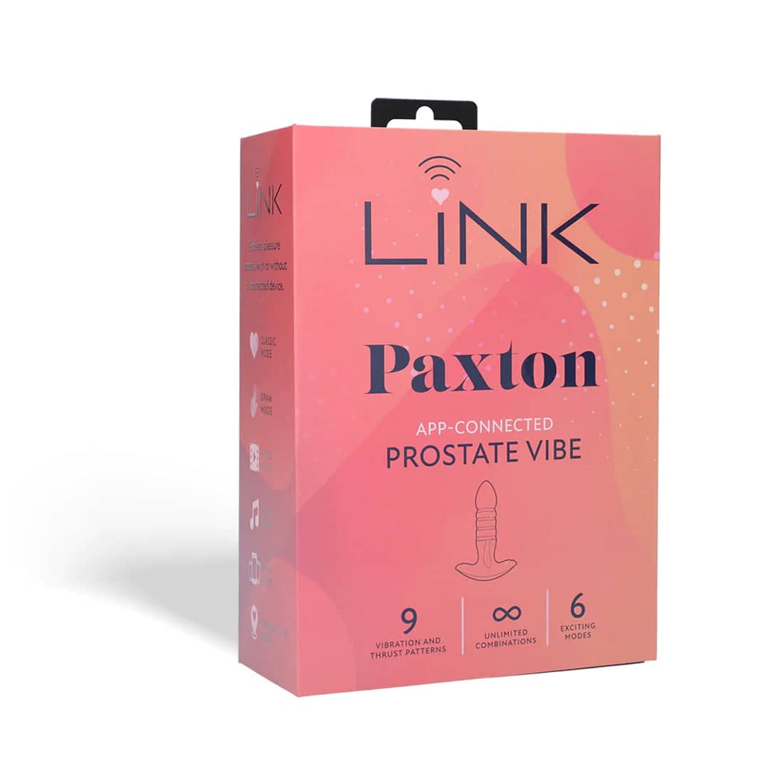 Link Paxton - Vibrador de próstata conectado a la aplicación - Azul marino
