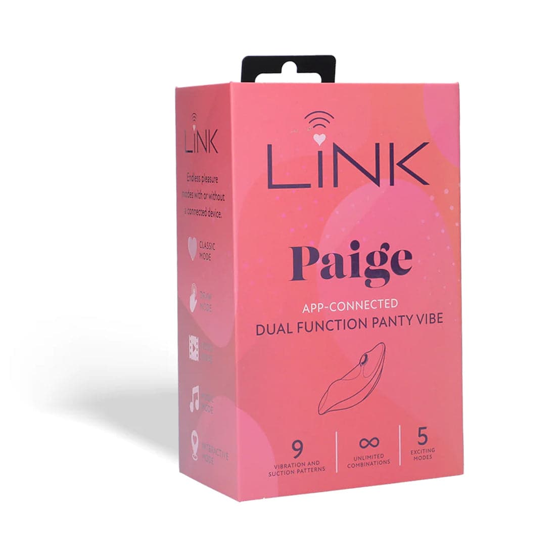 Link Paige - Panty Vibe de doble función conectado a la aplicación - Púrpura