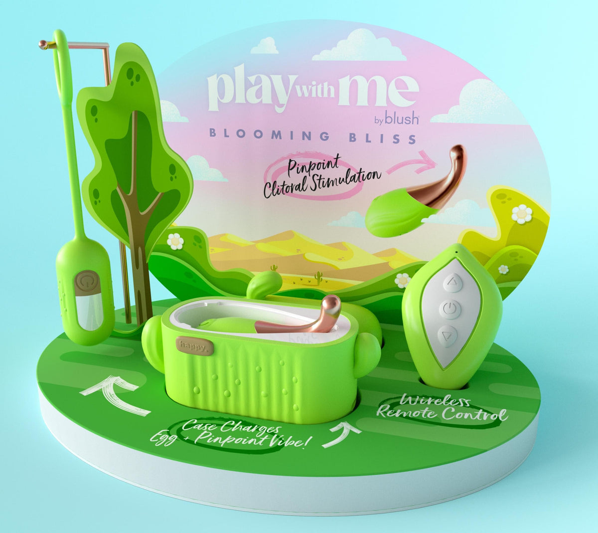 Kit de merchandising Play With Me Blooming Bliss - Verde