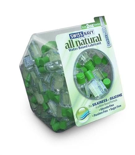 swiss navy all natural 100 count bowl 20ml bottles