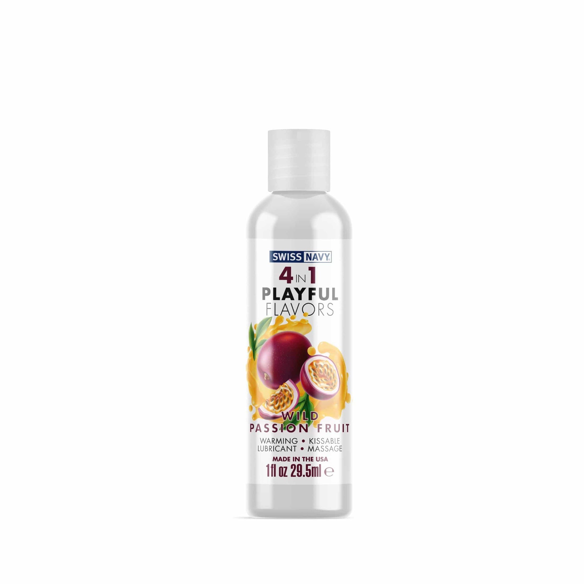 swiss navy 4 in 1 playful flavors wild passion fruit 1 fl oz