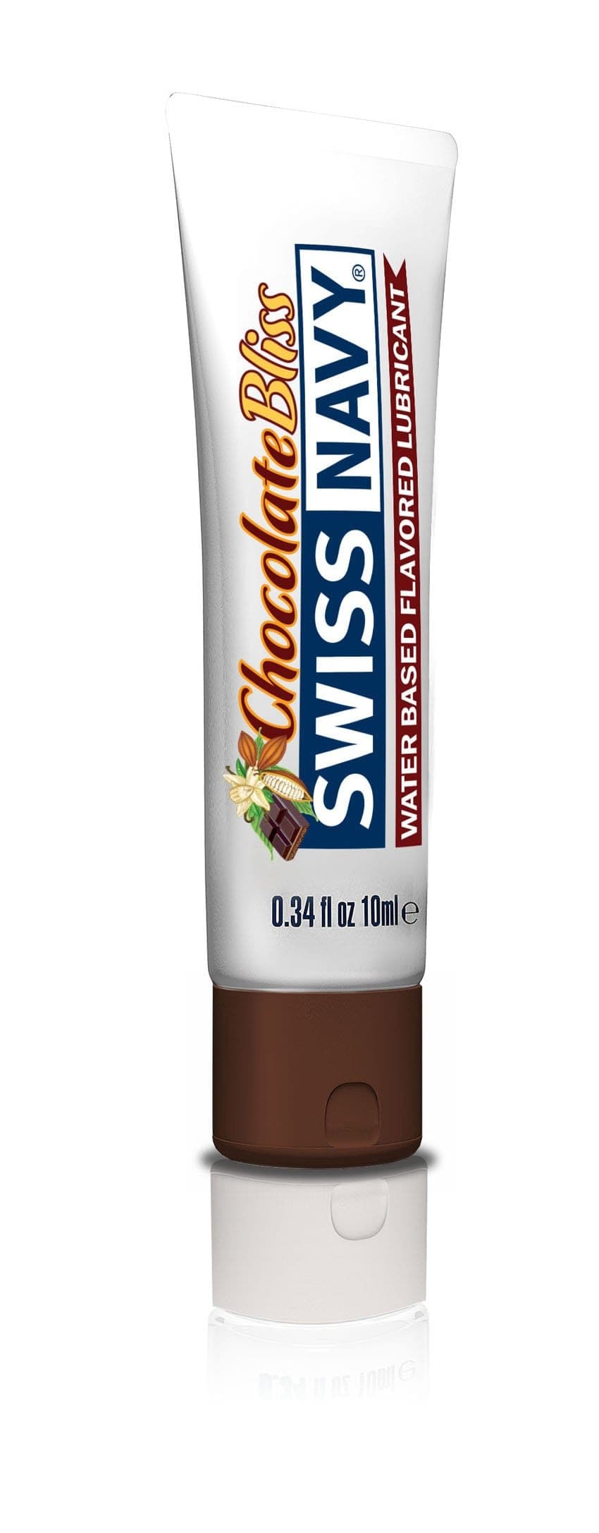 swiss navy chocolate bliss water based lubricant 10ml