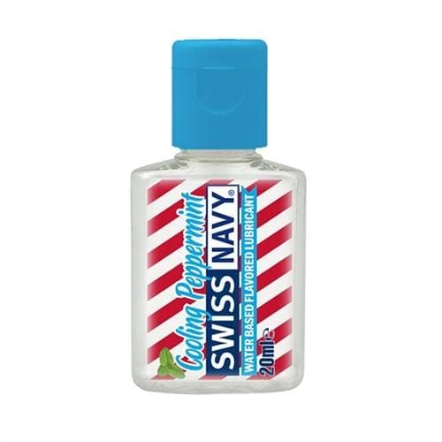 swiss navy flavors water based lubricant cooling peppermint 20 ml