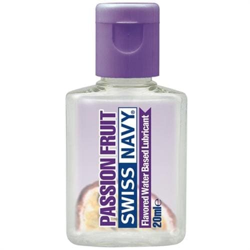 swiss navy flavors water based lubricant passion fruit 20 ml