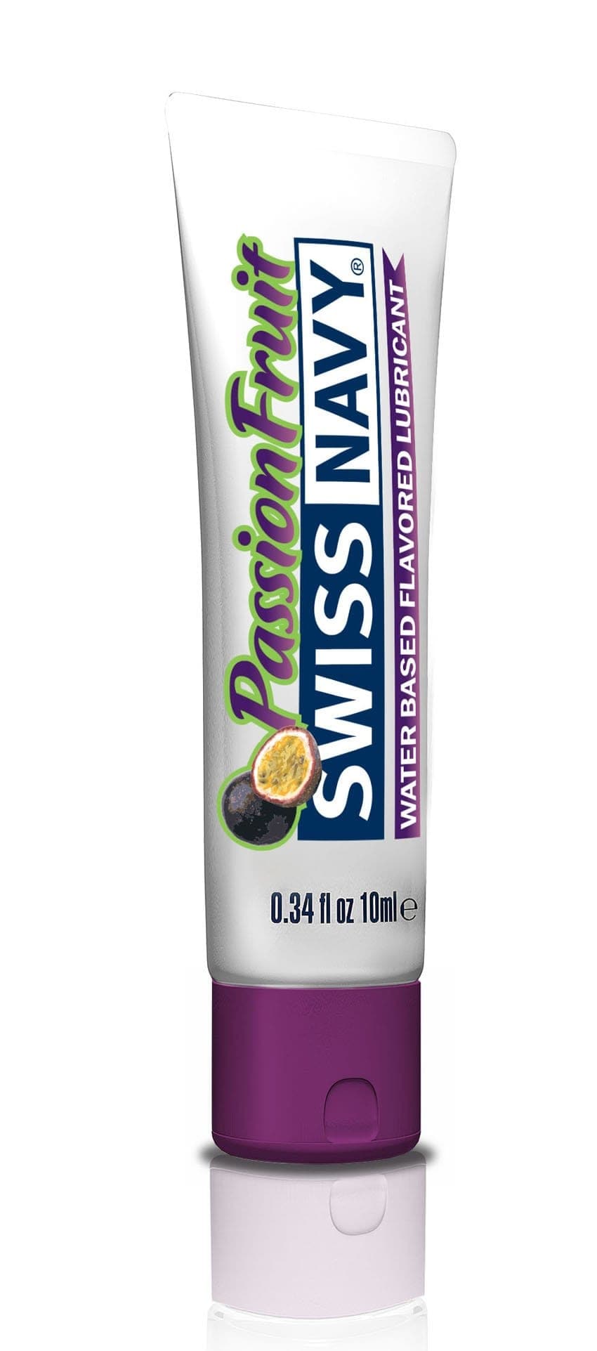 swiss navy passion fruit water based lubricant 10ml