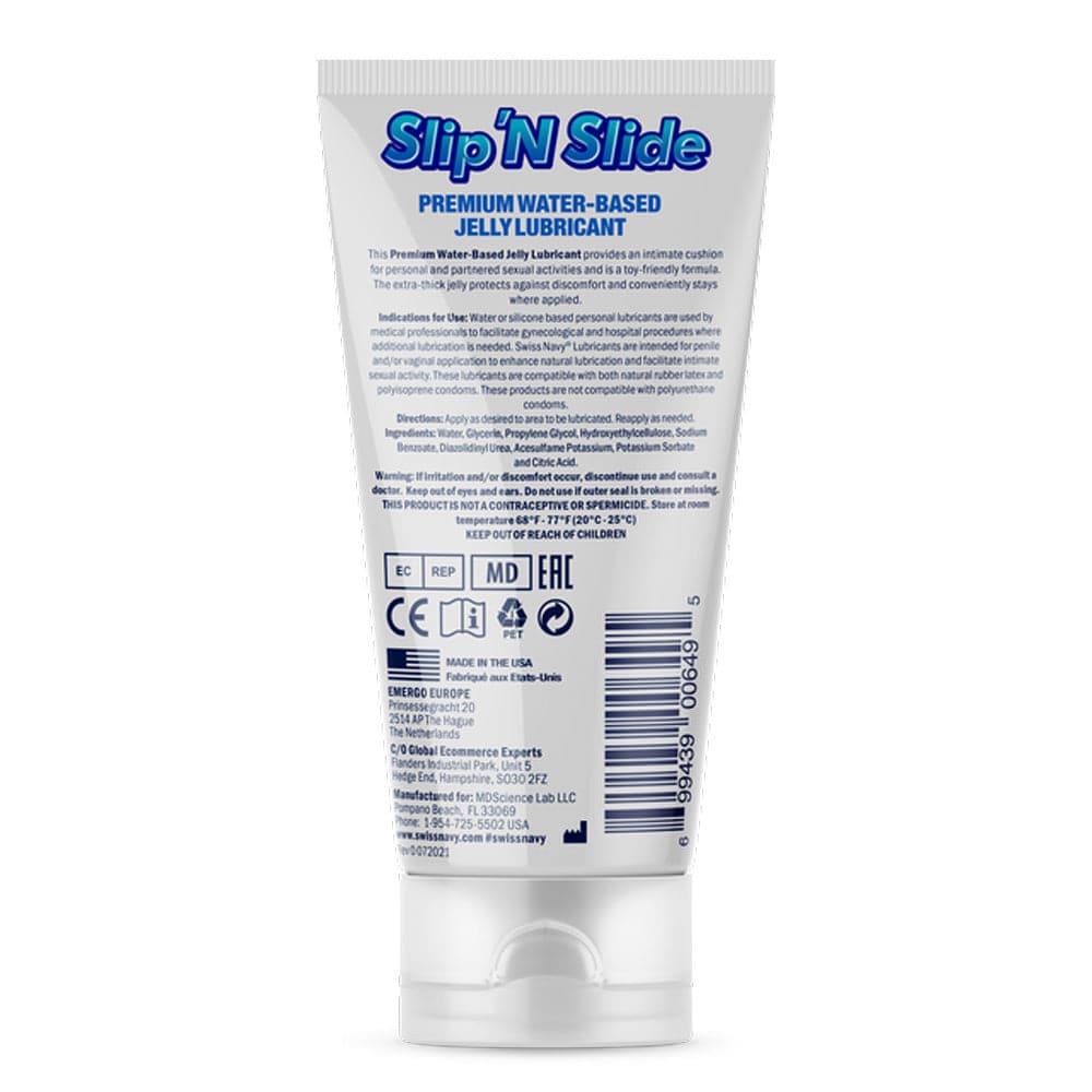 swiss navy slip n slide premium jelly lubricant 5 fl oz