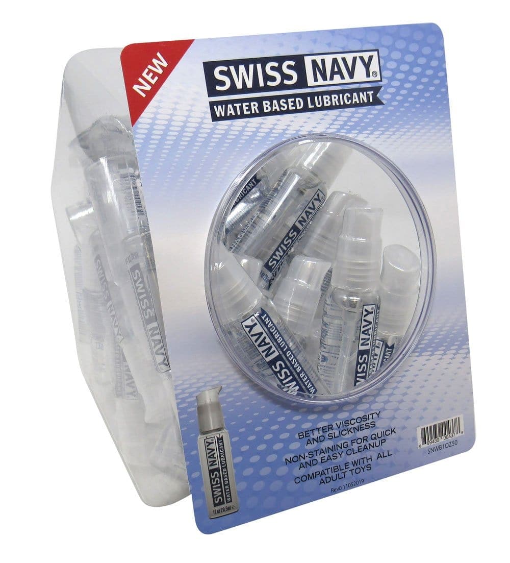 swiss navy water based 1oz 50ct fishbowl