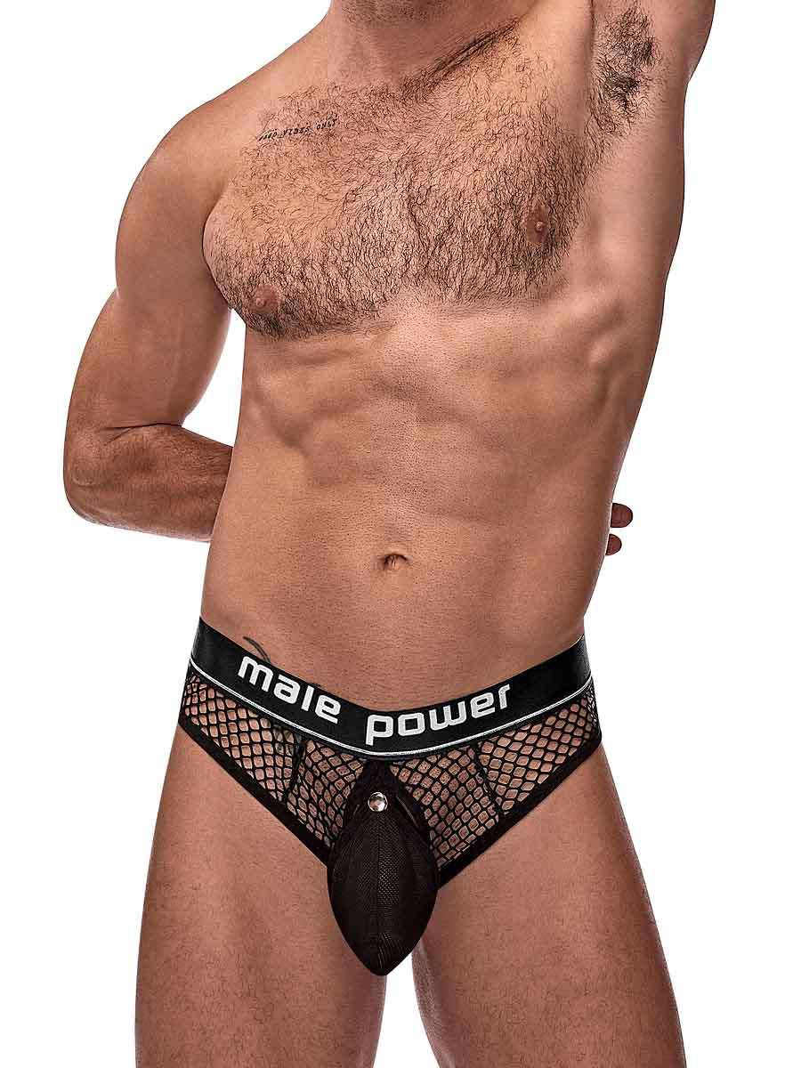 cock pit net cock ring thong s m black