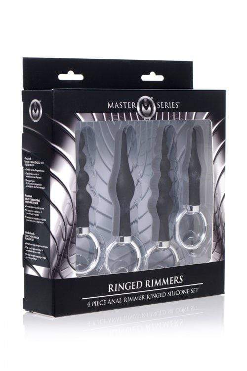4 Piece Silicone Anal Ringed Rimmer Set Default Title