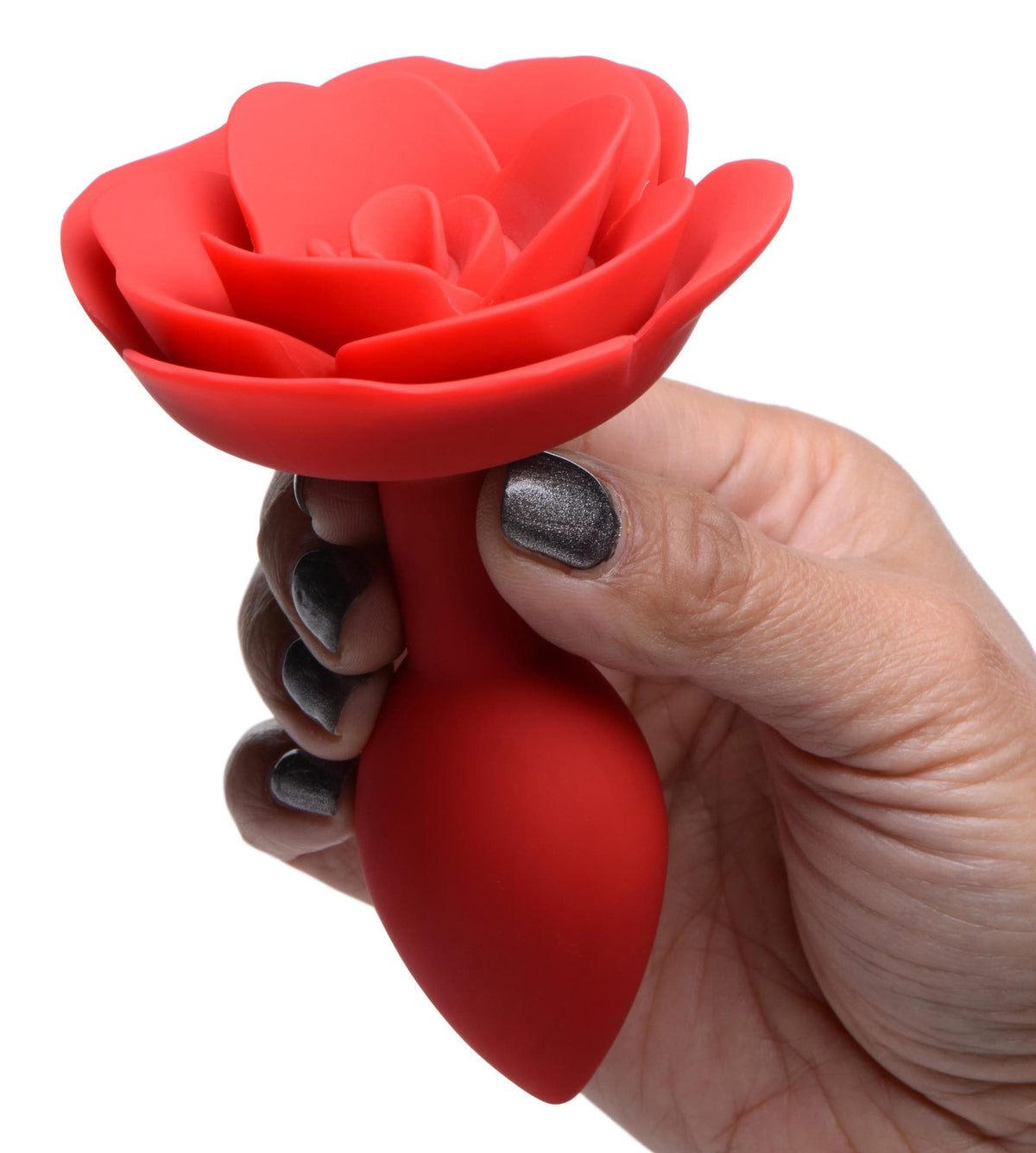 booty bloom silicone rose anal plug medium