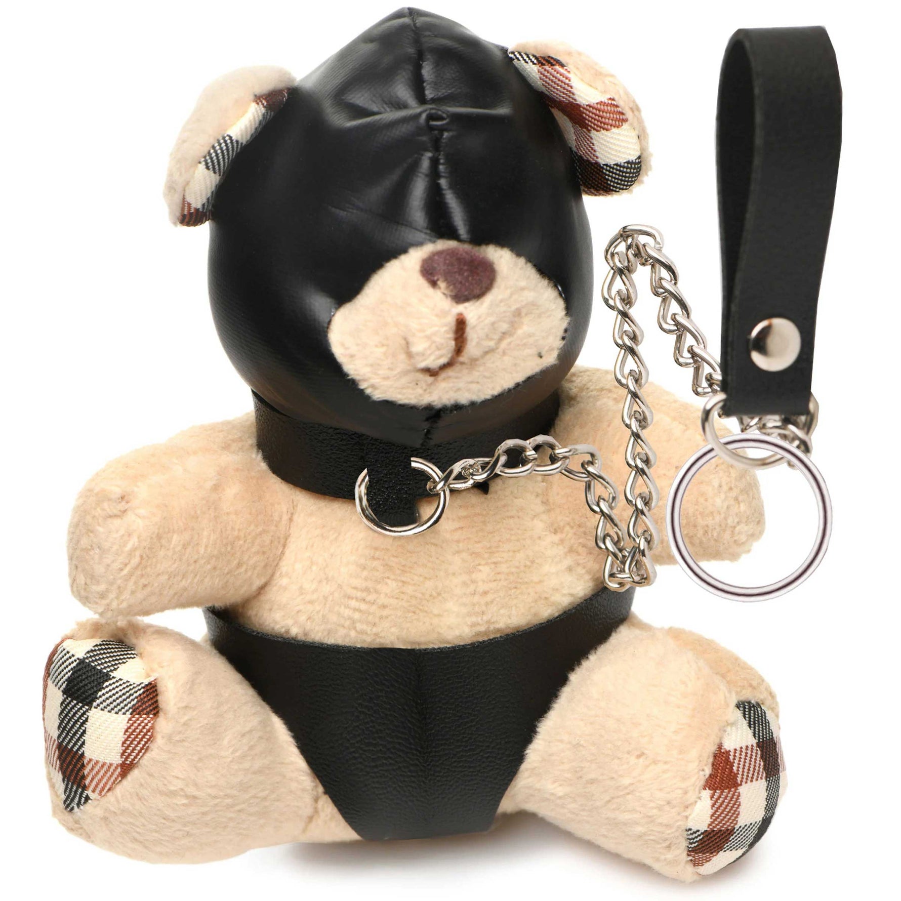 Hooded Teddy Bear Keychain Default Title
