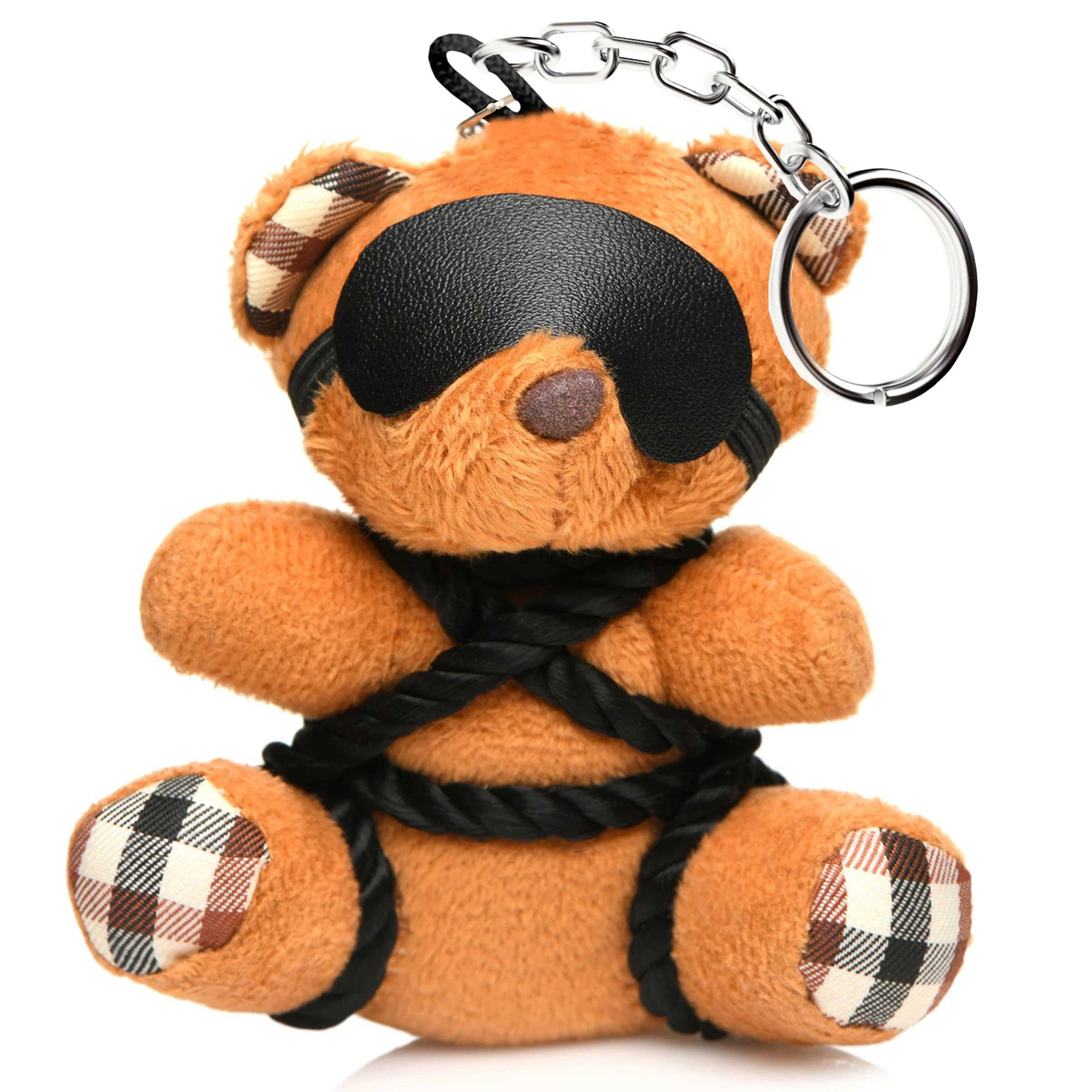 Rope Teddy Bear Keychain Default Title