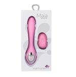 Harmonie Rechargeable Remote Silicone Bendable Vibrator - Pink Default Title