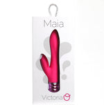 Victoria Crystal Gem Dual Vibrator - Pink Default Title