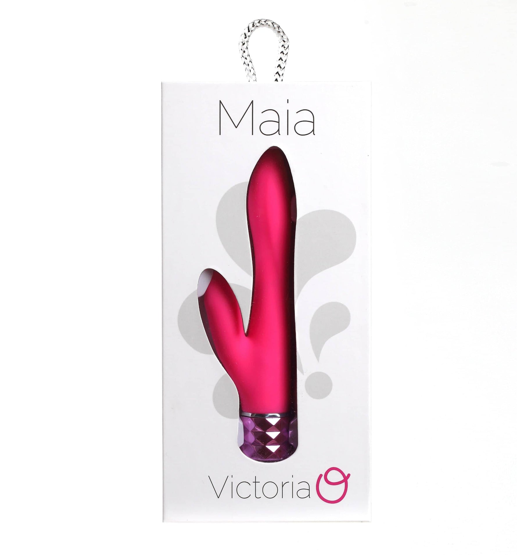 Victoria Crystal Gem Dual Vibrator - Pink Default Title