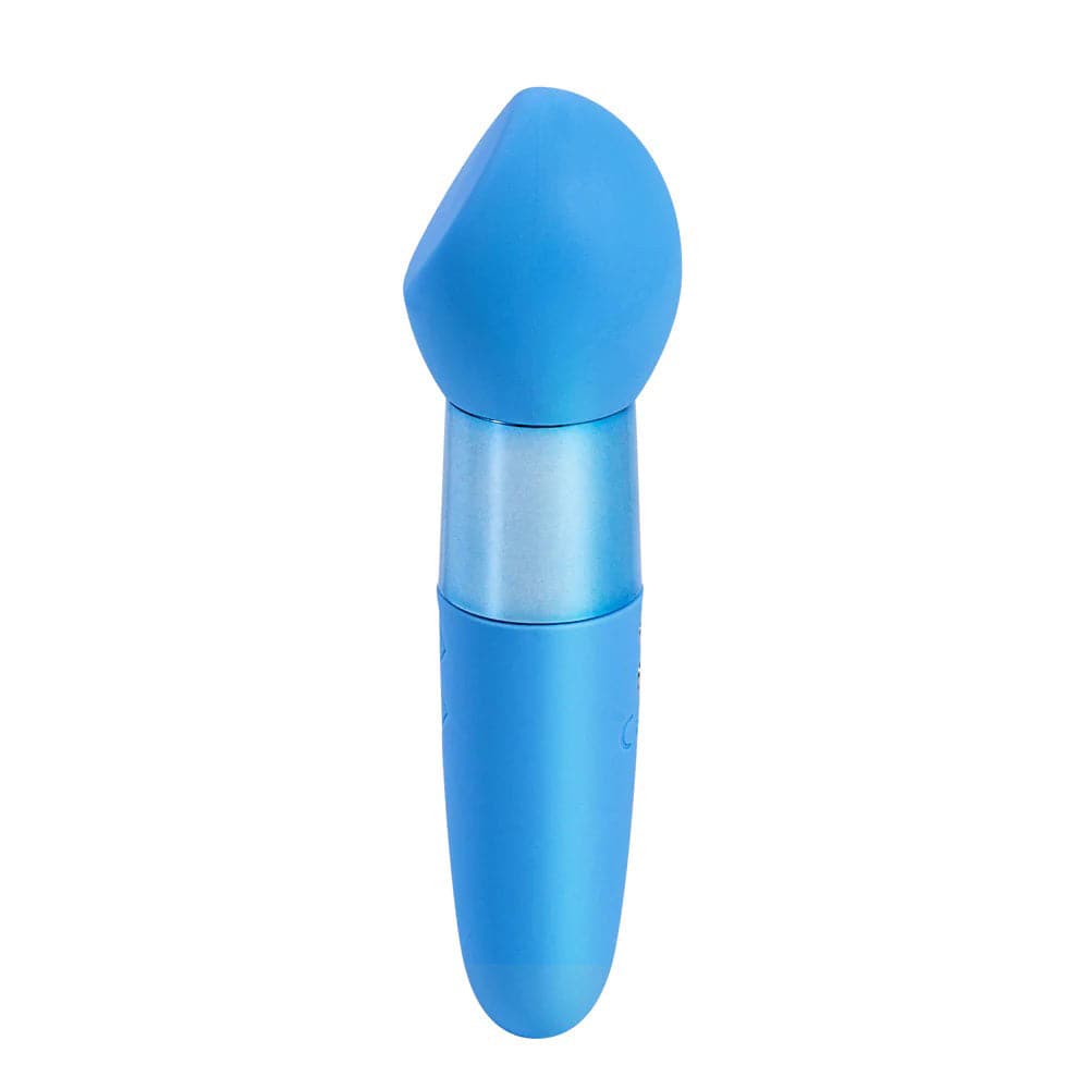 Rina Rechargeable Dual Motor Silicone 15- Function Vibrator - Blue Default Title