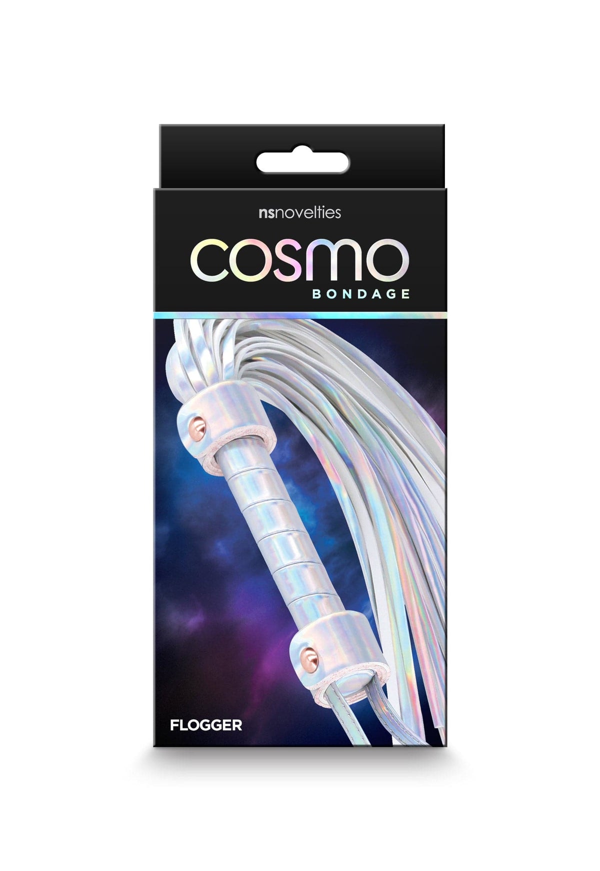 cosmo bondage flogger rainbow