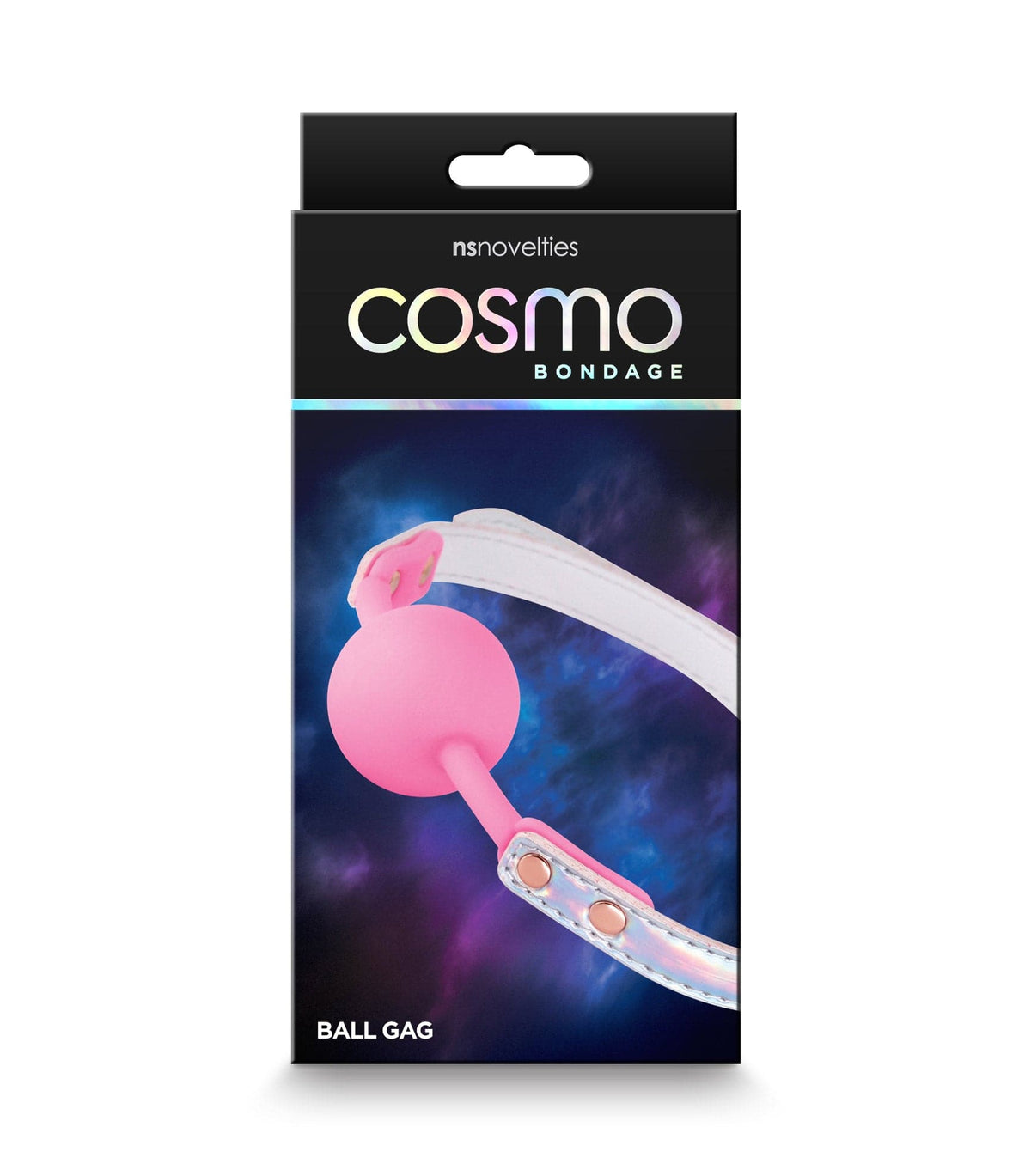 cosmo bondage ball gag rainbow