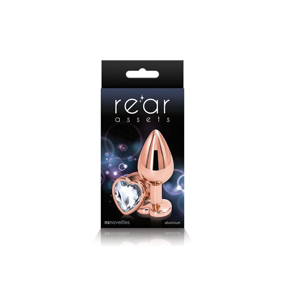 Rear Assets - Rose Gold Heart - Medium - Clear Default Title