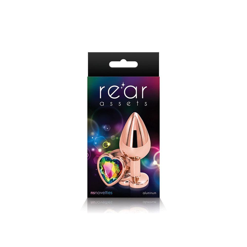Rear Assets - Rose Gold Heart - Medium - Rainbow Default Title