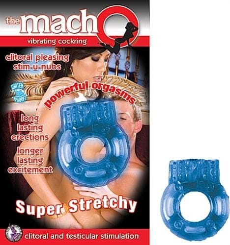 The Macho Vibrating Cockring - Blue Default Title