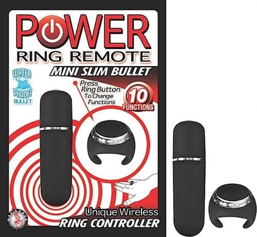 Power Ring Remote Mini Slim Bullet- Black Default Title
