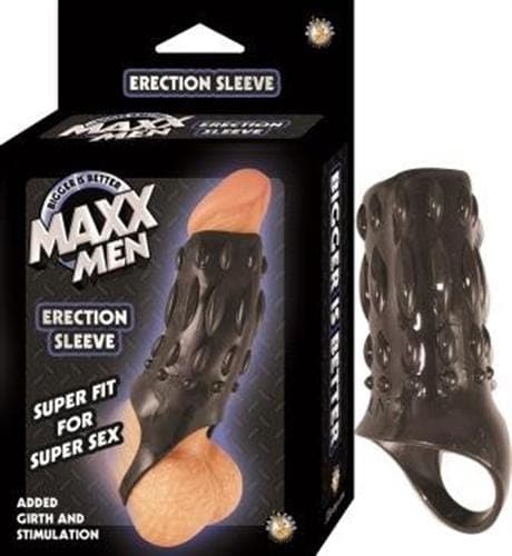 Maxx Men Erection Sleeve - Black Default Title
