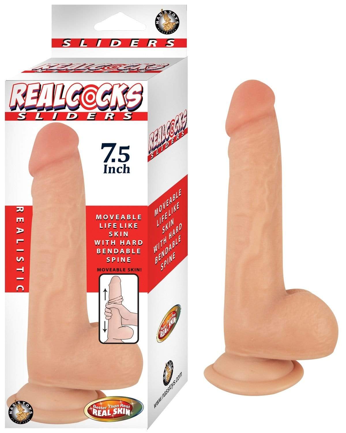 Realcocks Sliders - 7.5 Inch - Flesh Default Title