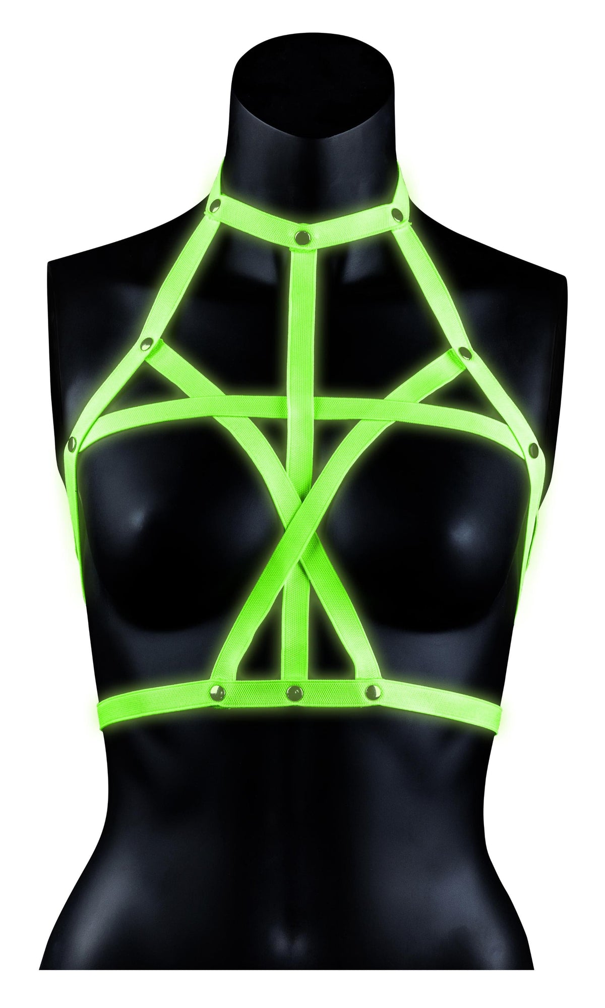 bra harness large xlarge glow in the dark