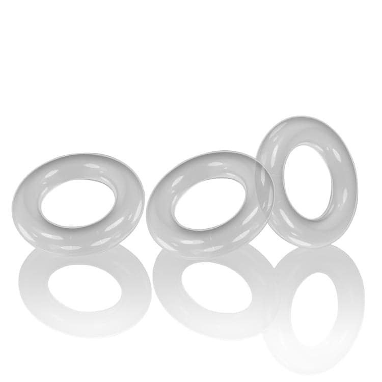 willy rings 3 pack cock rings clear