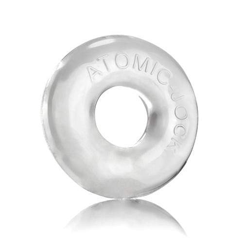 do nut 2 large atomic jock cock ring clear