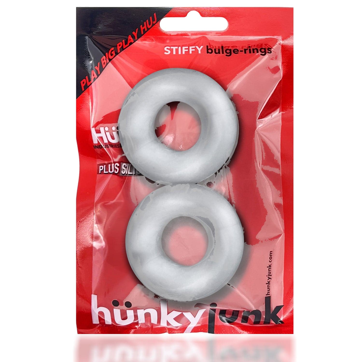 Stiffy 2-Pack Bulge-Rings - Clear Ice Default Title