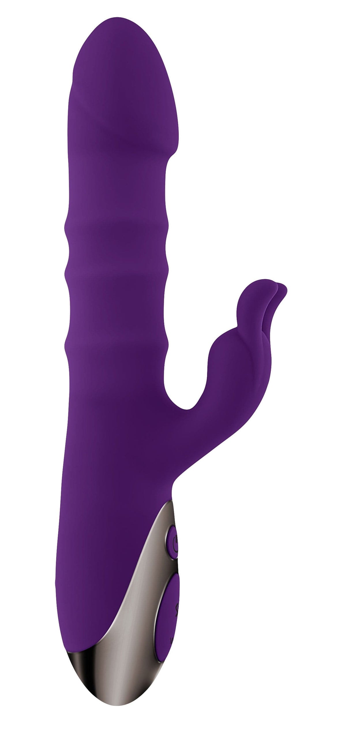 hop to it rabbit vibrator dark purple