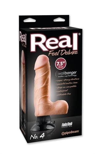 real feel deluxe no 4 7 5 inch flesh