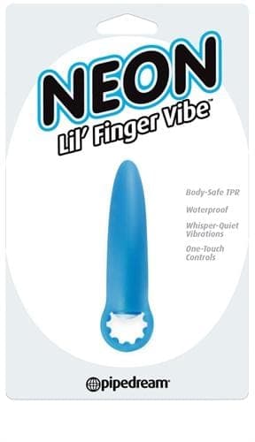 neon lil finger vibe blue
