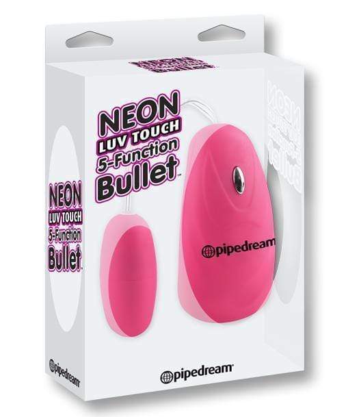 neon luv touch 5 function bullet pink