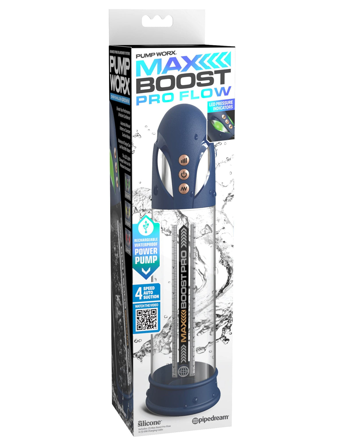 Max Boost Pro Flow - Azul/transparente