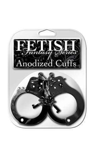 Fetish Fantasy Anodized Cuffs - Black Default Title