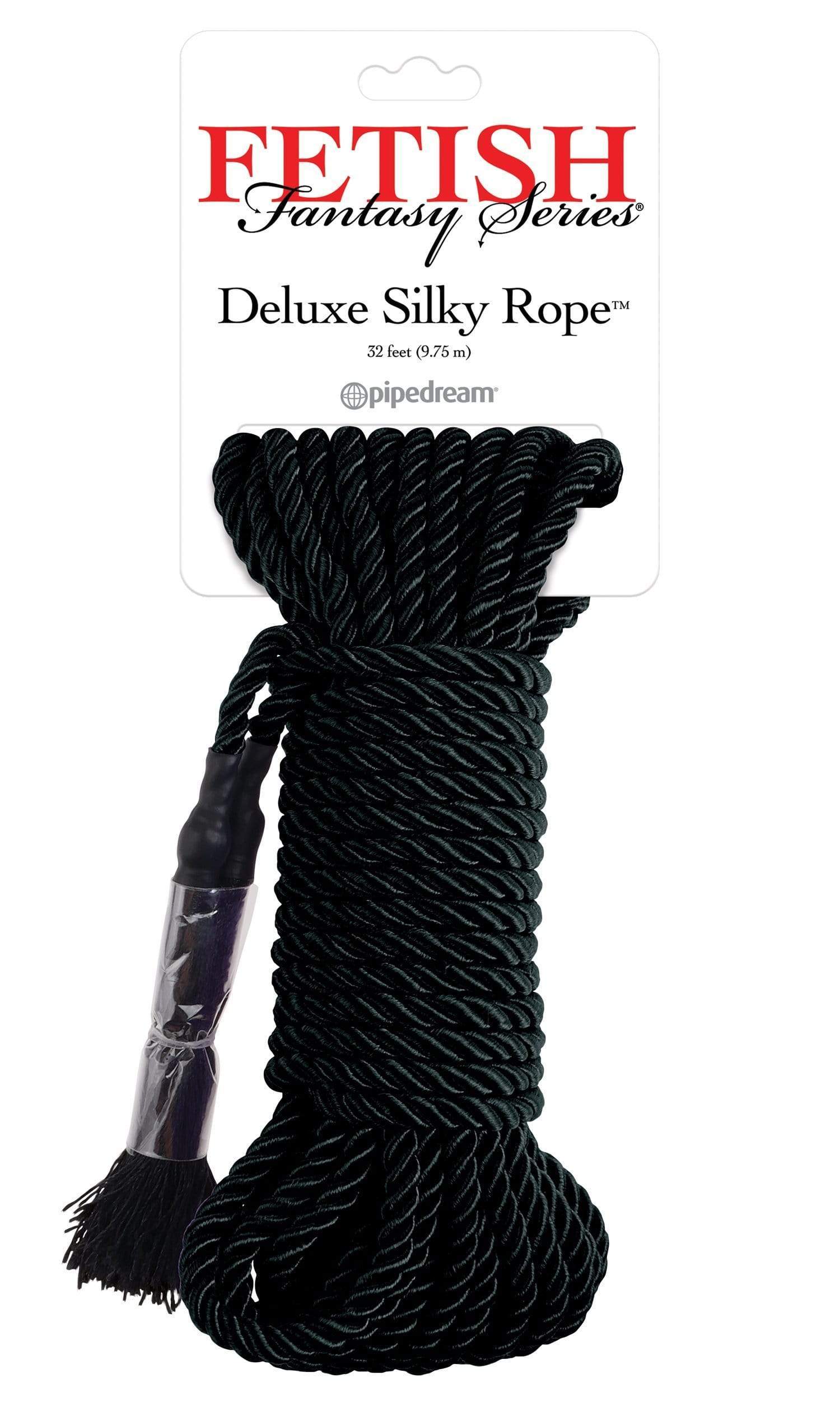 Fetish Fantasy Series Deluxe Silky Rope - Black Default Title