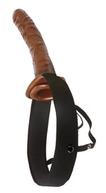 Fetish Fantasy Series 10" Chocolate Dream Hollow Strap-On