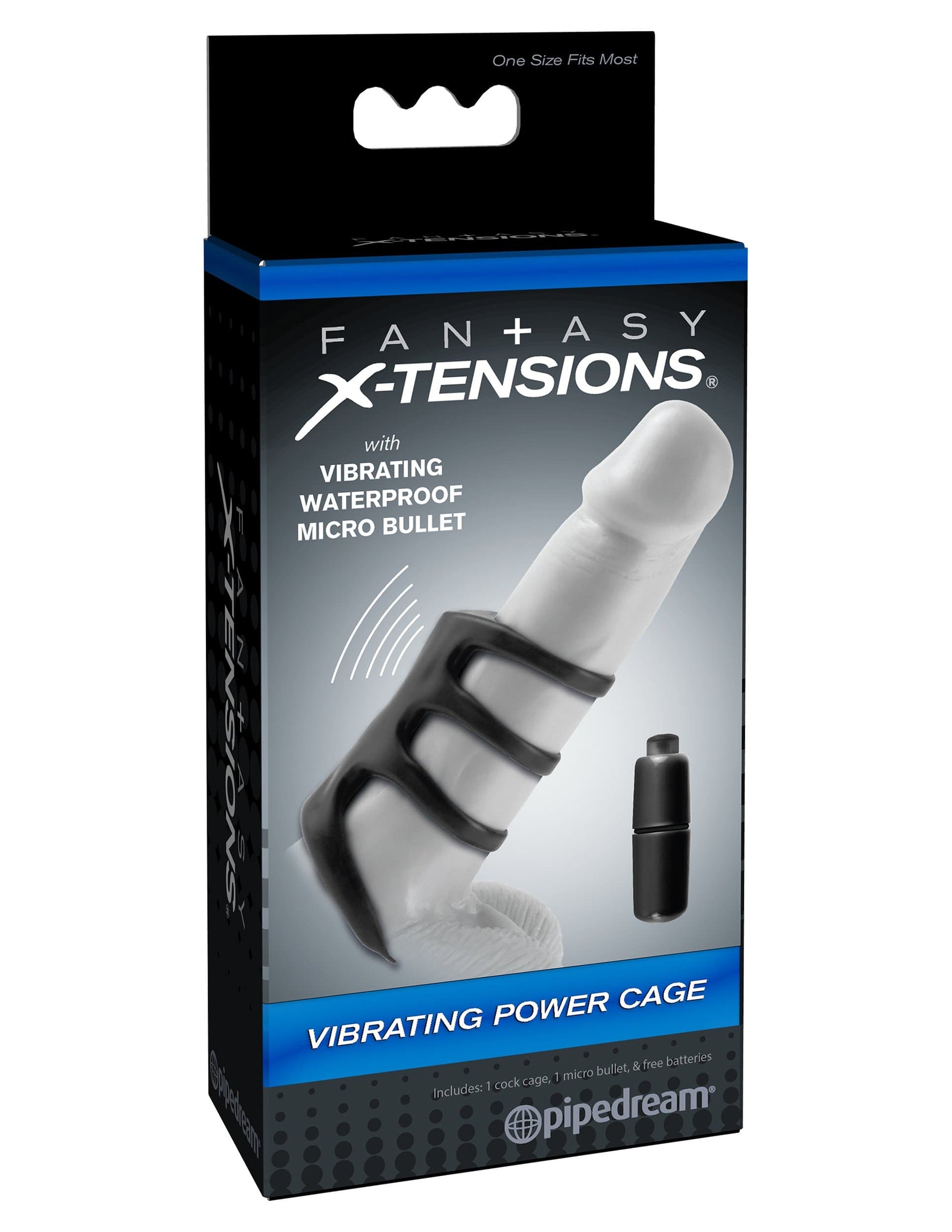 Fantasy X-Tensions Vibrating Power Cage - Black Default Title